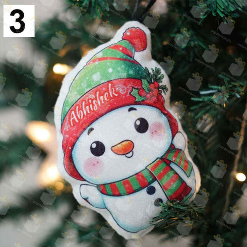 Personalised Plush Ornaments for Christmas